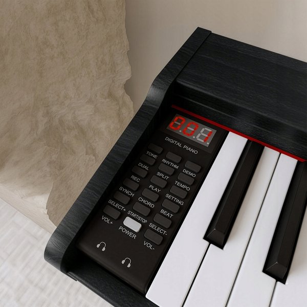 Pianino cyfrowe Kruger&amp|Matz KMDP-45P , kolor czarny mat
