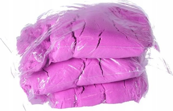 LeanToys Κινητική Άμμος με Καλούπια, 3kg, Μοβ