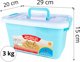 LeanToys Κινητική Άμμος με Καλούπια, 3kg, Μοβ