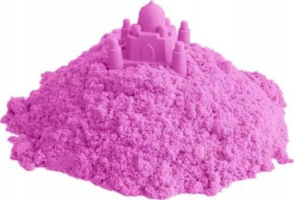 LeanToys Κινητική Άμμος με Καλούπια, 3kg, Μοβ