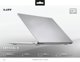 PICOM LAUT Slim Crystal-X - προστατευτική θήκη για Macbook Air 13" M2 2022/M3 2024 (κρυστάλλινη)