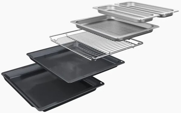 Bosch Series 8 HSG7364B1 Εντοιχιζόμενος Φούρνος Ατμού, 60 εκ., Μαύρο Χρώμα