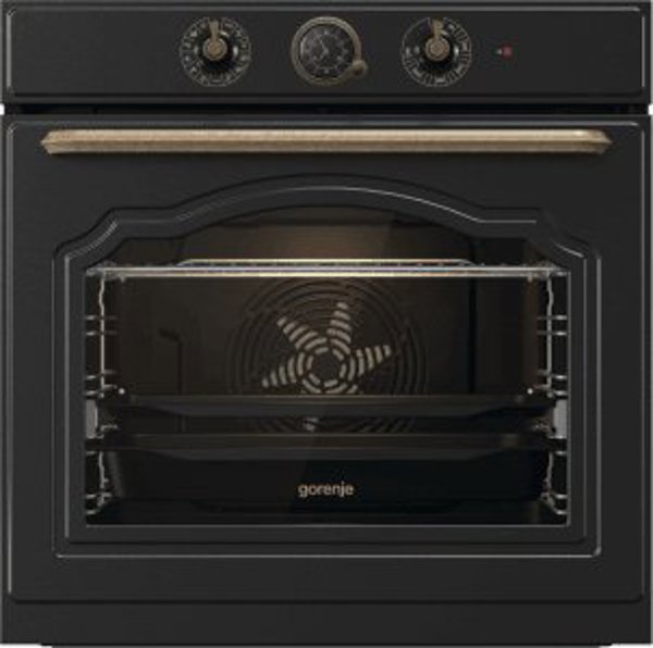 Φούρνος Gorenje BOS67372CLB Ηλεκτρικός Εντοιχιζόμενος με Λειτουργία AirFry Μαύρος