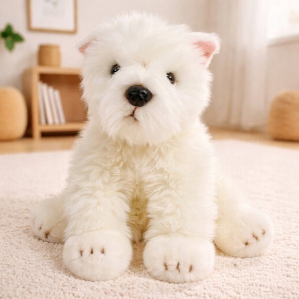 Παιχνίδι Σκύλος West Terrier Καθιστός 30cm 34106