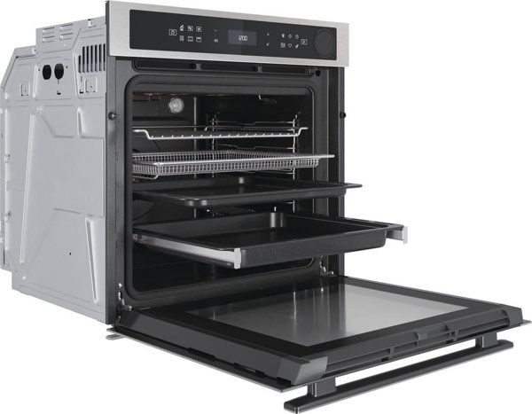 Piekarnik Whirlpool Oven AKZ9S 8271 IX 73 L Electric Hydrolytic/Pyrolysis Electronic Steam function Height 59.5 cm Width 59.5 cm Black