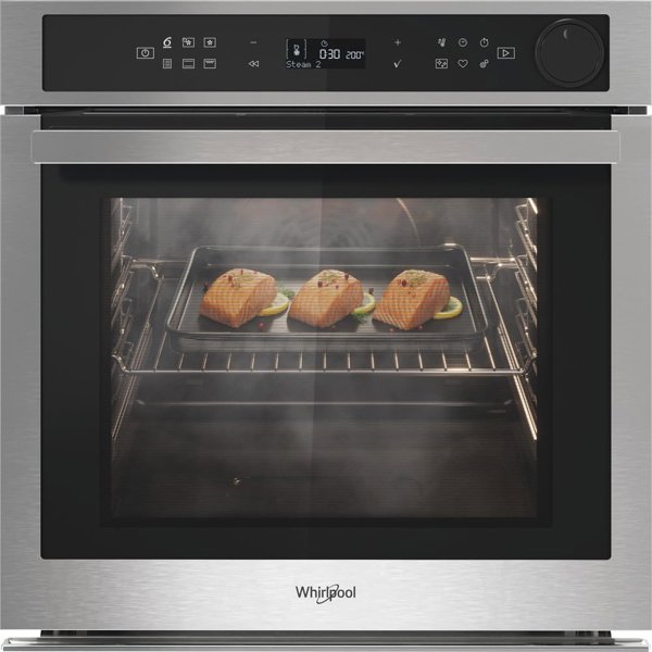 Piekarnik Whirlpool Oven AKZ9S 8271 IX 73 L Electric Hydrolytic/Pyrolysis Electronic Steam function Height 59.5 cm Width 59.5 cm Black