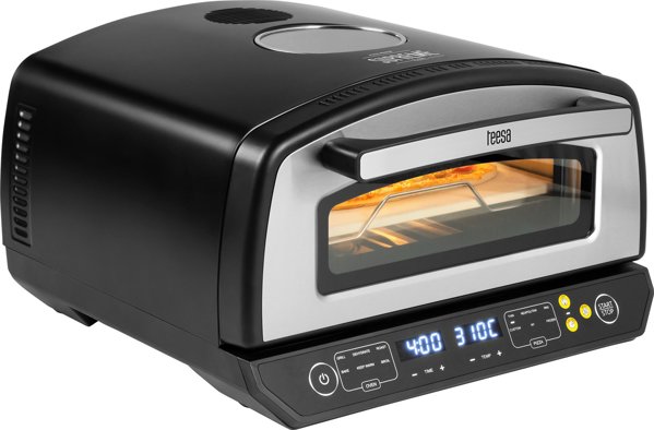 Φούρνος πίτσας SUPREME ELITE 2200 W, 450 βαθμοί, δύο θερμαντικά στοιχεία, παράθυρο, LED, 33 εκ, διάφορα προγράμματα ψησίματος