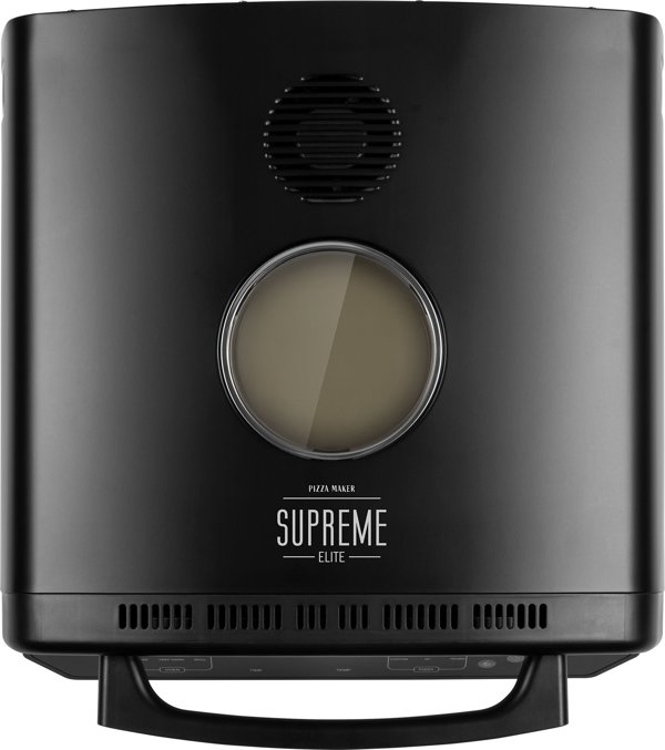Φούρνος πίτσας SUPREME ELITE 2200 W, 450 βαθμοί, δύο θερμαντικά στοιχεία, παράθυρο, LED, 33 εκ, διάφορα προγράμματα ψησίματος