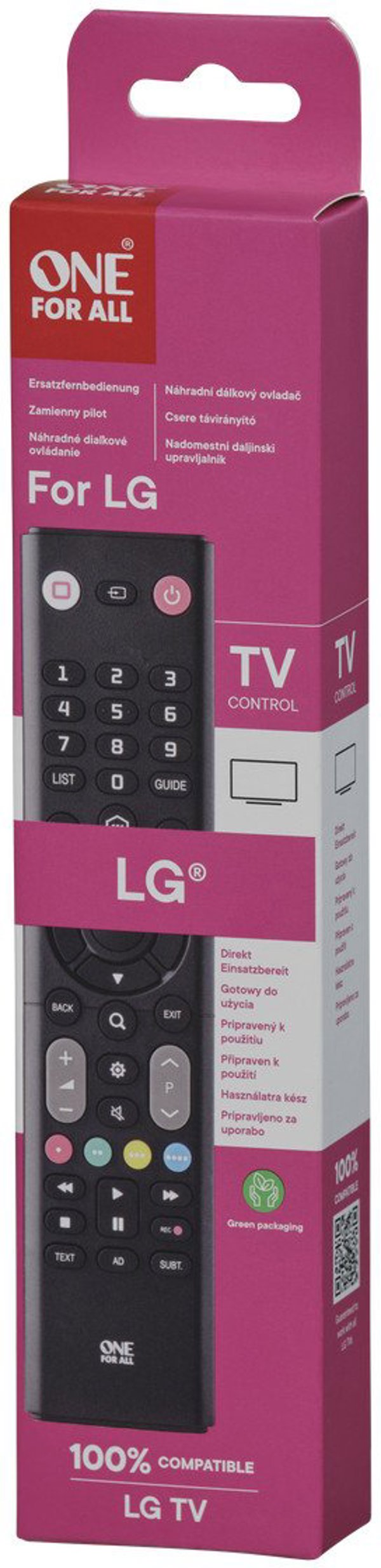 Pilot URC1311 One For All dedykowany do obslugi TV LG