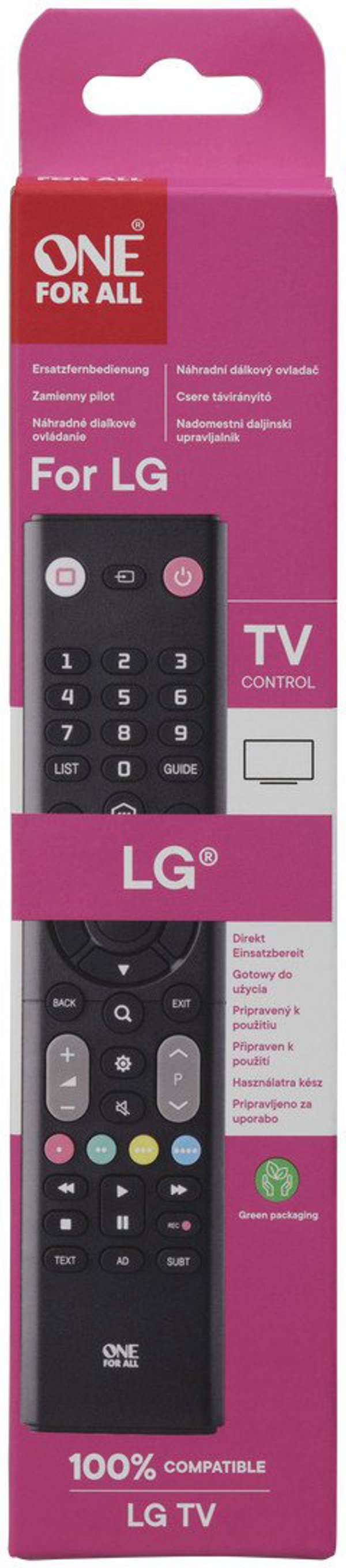 Pilot URC1311 One For All dedykowany do obslugi TV LG