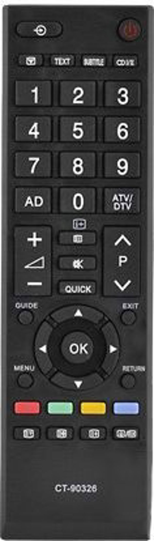 Τηλεχειριστήριο τηλεόρασης Toshiba LCD CT-90326 (LX P326) 721543 5902270702033