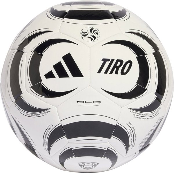 adidas Μπάλα ποδοσφαίρου Tiro Club λευκό-μαύρο JW1530 3