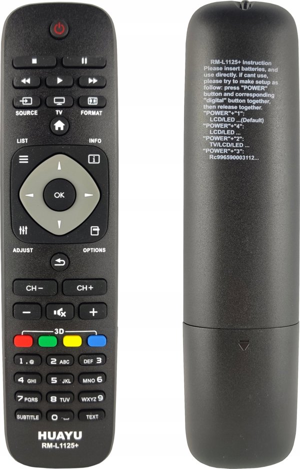 Pilot RTV Lamex LXP1125 Philips RM-L1125+