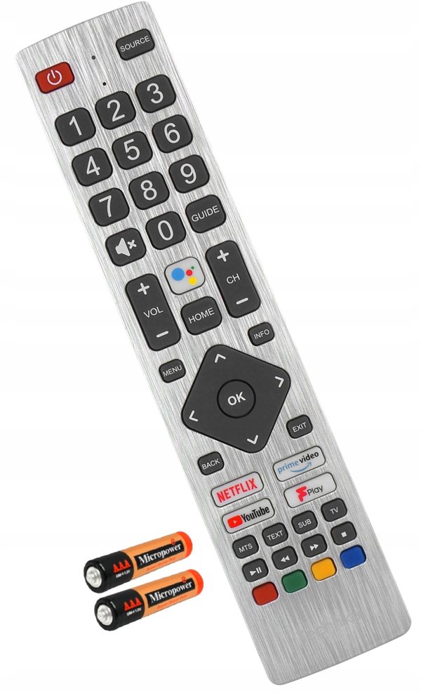 Pilot TV LCD TECHNIKA,SHARP TEF/RMC/0015N,NETFLIX,YOUTUBE , ANDROID