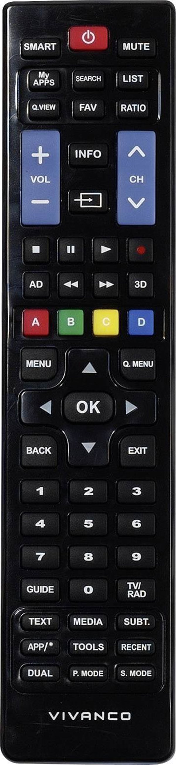 Pilot RTV Vivanco Vivanco universal remote control Samsung/LG (38016)