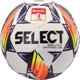 Select Μπάλα Ποδοσφαίρου Brillant Training DB Betclic 1 Liga v24, Λευκό-Πορτοκαλί-Μωβ, Μέγεθος 4