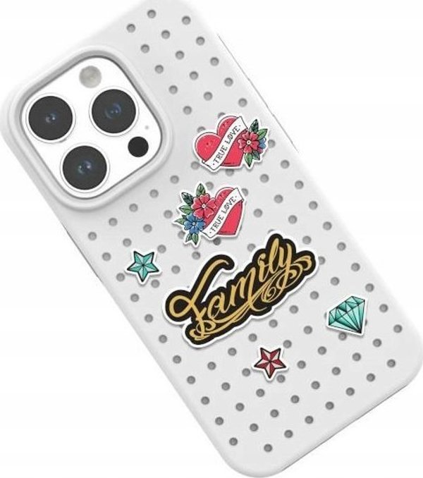 Pinit Θήκη για iPhone 14 Plus 6.7" με Tattoo Pin Dynamic Σχέδιο 1 - Μαύρη