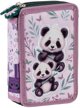 Derform Κασετίνα Με 2 Φερμουάρ Σχέδιο Panda, Μοντέλο 11