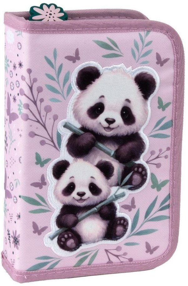 Derform Πενάλακι Με Δύο Θήκες Και Σχέδιο Panda (PIORNIK 1ZAM 2KLAP WYP PANDA 11)