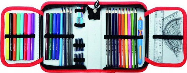 Keyroad Κασετίνα Γεμάτη με 42 Είδη Σχεδίου, 19x13x4.2 εκ., Πολύχρωμη