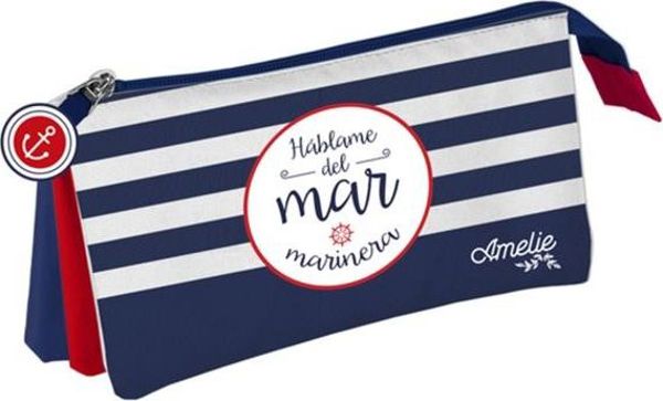 Κασετίνα Amelie Marinero Με Φερμουάρ και Άγκυρα, 20x8 εκ.