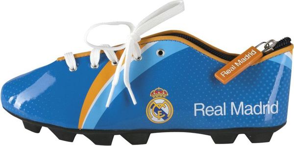 Κασετίνα Astra Real Madrid RM-54, Σχολική Κασετίνα με Φερμουάρ, Πολύχρωμη