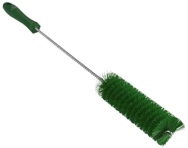 Pipe cleaner, Vikan, 50cm, Ø4cm, green, polyester/PP/stainless steel, rigid