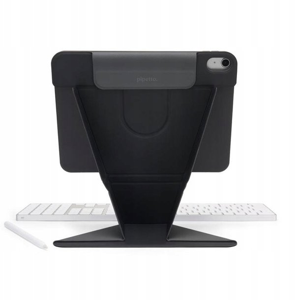 Pipetto Origami No6 Stand case, black - iPad Air 11" (2025/2024)/ iPad Air 10.9" (2022/2020)