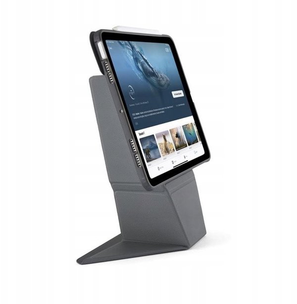 Pipetto Origami No6 Stand case, black - iPad Air 11" (2025/2024)/ iPad Air 10.9" (2022/2020)