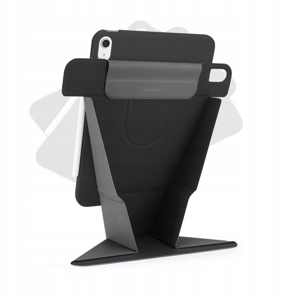 Pipetto Origami No6 Stand case, black - iPad Air 11" (2025/2024)/ iPad Air 10.9" (2022/2020)