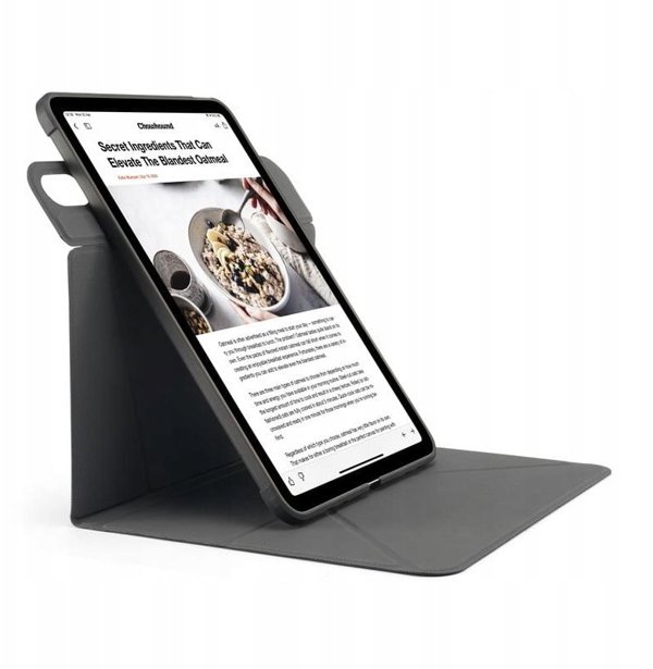Pipetto Origami No6 Stand case, black - iPad Air 11" (2025/2024)/ iPad Air 10.9" (2022/2020)