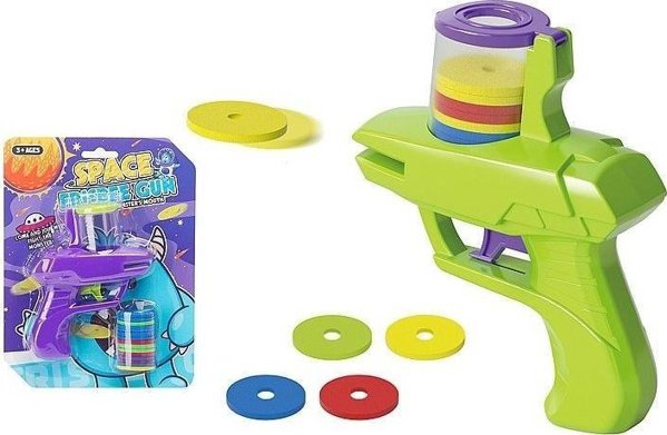 Pistolet na krazki piankowe MIX