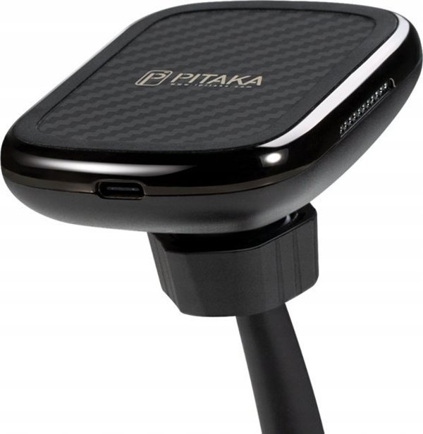 Pitaka MagEZ Mount Qi Desktop Ασύρματος Φορτιστής & Βάση Στήριξης, Gunmetal, για Συσκευές με Qi