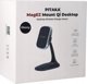 Pitaka MagEZ Mount Qi Desktop Ασύρματος Φορτιστής & Βάση Στήριξης, Gunmetal, για Συσκευές με Qi