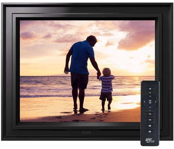 Pix-Star Digitaler Bilderrahmen Lux 10" /1xUSB/Black/16GB
