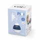 Pixi Spinner παιχνίδι με φτερό για γάτες, λευκό/μπλε, 8,5 x 24 εκ.