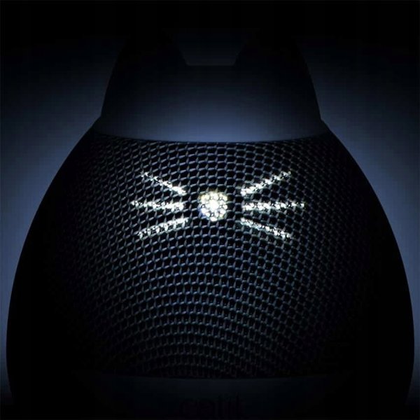 Pixi Spinner παιχνίδι με φτερό για γάτες, λευκό/μπλε, 8,5 x 24 εκ.