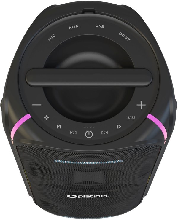 PLATINET SPEAKER PARTY 70W WITH MICROPHONE LED [46251]