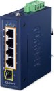PLANET IP30 Compact size 4-Port IGS-514PT Nie zarzadzany Gigabit Ethernet (10/100/1000) Obsluga PoE Niebieski