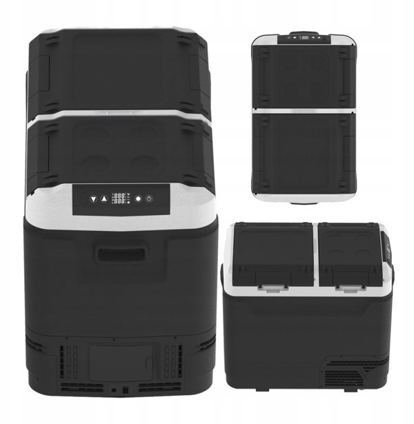 Platinet Compressor Car Refrigerator Καταψύκτης Αυτοκινήτου 60L Διπλός