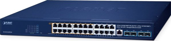 PLANET GS-4210-16UP8T4X Διαχειριζόμενο L2/L4 Gigabit Ethernet (10/100/1000) δικτύωση