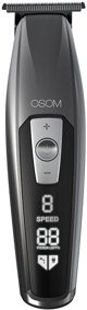 Plaukų kirpimo-kantavimo mašinėlė-trimeris OSOM Cordless Hair Trimmer OSOM3GM, tamsaus metalo spalvos