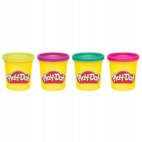 Play-Doh 4 Pack 340 g - Vibrant