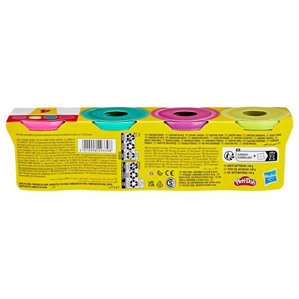 Play-Doh 4 Pack 340 g - Vibrant