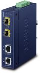PLANET IP30 2x GE to 2-Port SFP Media Converter  IGT-2205AT