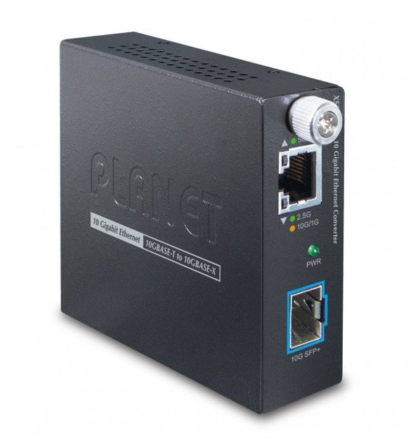 Planet Μετατροπέας δικτύου Copper 10G 5G 25G 1G 100M εσωτερικός μαύρος (Xst705A)