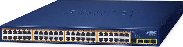 PLANET 48-Port 10/100/1000T 802.3at GSW-5240HP Διαχειριστικός Gigabit Ethernet Switch με PoE, 1U, μπλε