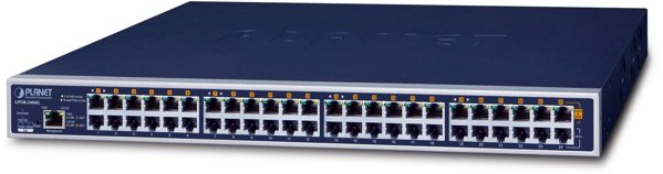 PLANET UPOE-2400G δίκτυα Gigabit Ethernet (10/100/1000) Υποστήριξη PoE Μπλε