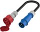 PLATINET EV ADAPTER 22KW CEE female to 7KW male CEE plug single-phase, max 3.68KW @16A,0.2M