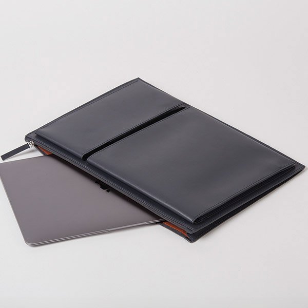 Lexon Flat Τσάντα Laptop 14" Σκούρο Μπλε LN2503B